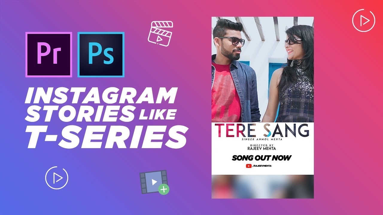 How to Create Instagram Stories like T-Series in Premiere Pro CC – Hindi Tutorial - YouTube