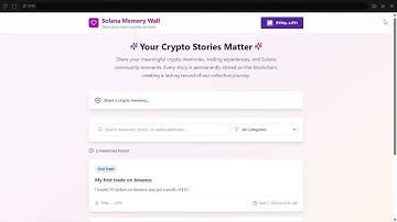 Solana Memory Wall | Solana AI App Challenge