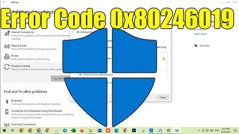 How to Fix Windows Update Error Code 0x80246019 [Solution] 2024