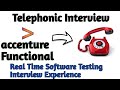 Accenture Functional Testing Interview Experience | Real Time Interview Questions and Answers
