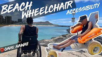 How to use a Beach Wheelchair & Accessibility | Oahu, HI (Ala Moana)