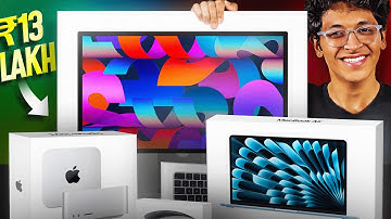 Unboxing My ₹13 Lakh DESK Setup from Apple 🤯 | Mac Studio + Studio Display Review