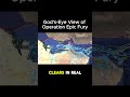 God’s Eye View of Iran Strikes in 4D 🌍🔥 (Built With Public Data Only)