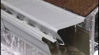 LeaFree Water Flow on Seamless Gutters