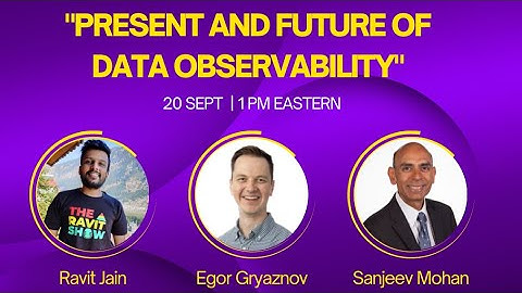 "Present and Future of Data Observability"