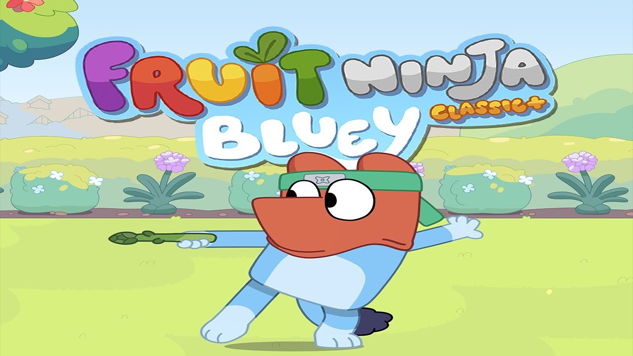 Bluey Fruit Ninja Classic - Sticky Gecko Event (iOS Android)
