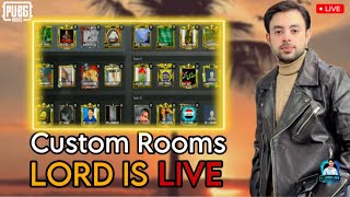 LIVE CUSTOM ROOMS 💵 | WIN ROYAL PASS OR UC CASH 🔥 | LORD IS LIVE 😱