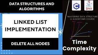 How to delete all the elements of a linked list | clear all nodes of a linked list data structure.