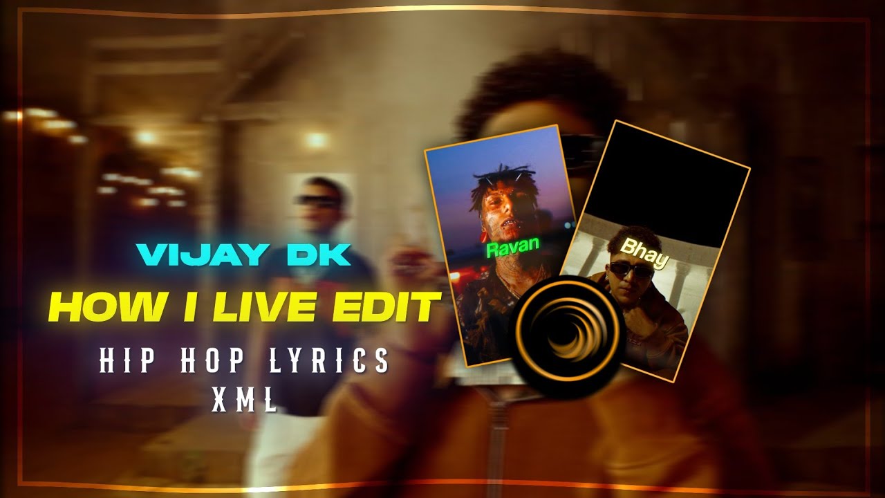 Vijay DK Hip Hop Animation XML (Alight Motion)