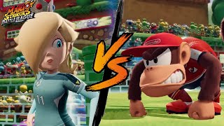 Mario Strikers Battle League #136 - Rosalina vs Diddy Kong