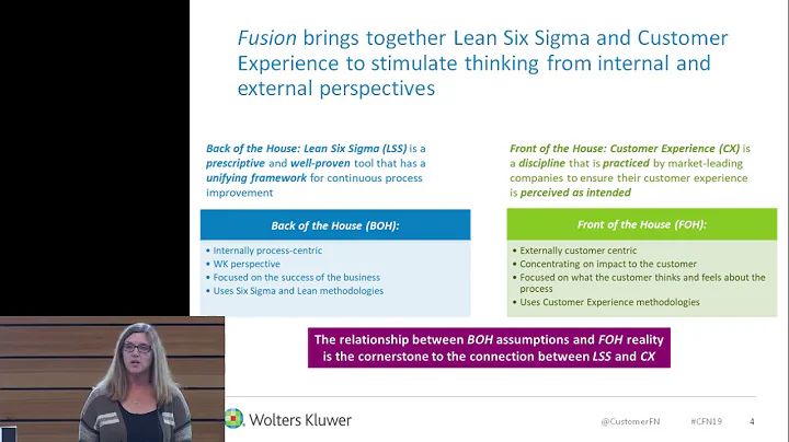 Fusion: Customer Experience meets Lean Six Sigma b...