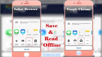 How to Save Articles for Offline Reading in Safari and Google Chrome browser on Iphone 2018