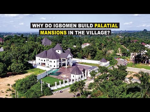 ⁣Nigeria: Empty Palatial Mansions In Anambra Villages That No One Lives In
