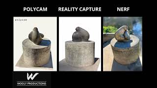 Comparing a data set on  NVIDIA's NeRF AI, Polycam and Reality Capture. This is insane!