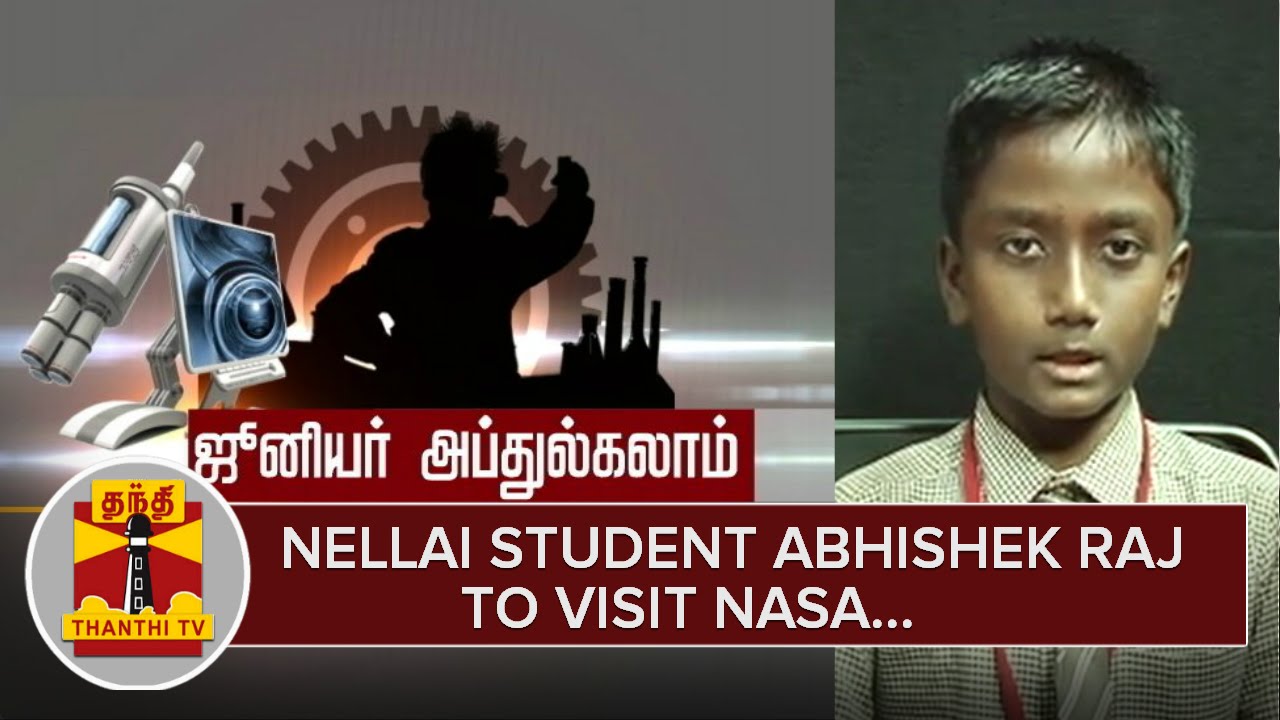 Junior Abdul Kalam : Student Abhishek Raj to Visit NASA for an Educational Trip