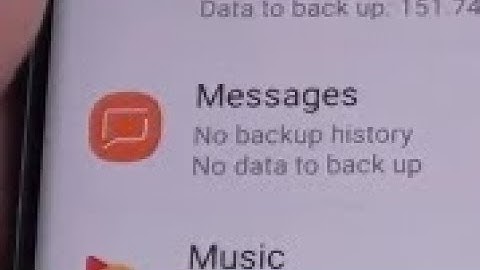 Samsung Galaxy S8: How to Backup Text Messages to the Cloud
