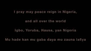 Dan sa’a - Peace and unity lyrics video