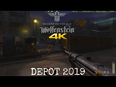 Return to Castle Wolfenstein Multiplayer Gameplay 2019 Depot 4K