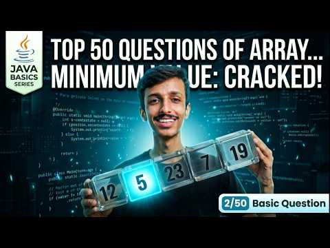 How to Find the Minimum Value in an Array: Simple Algorithm