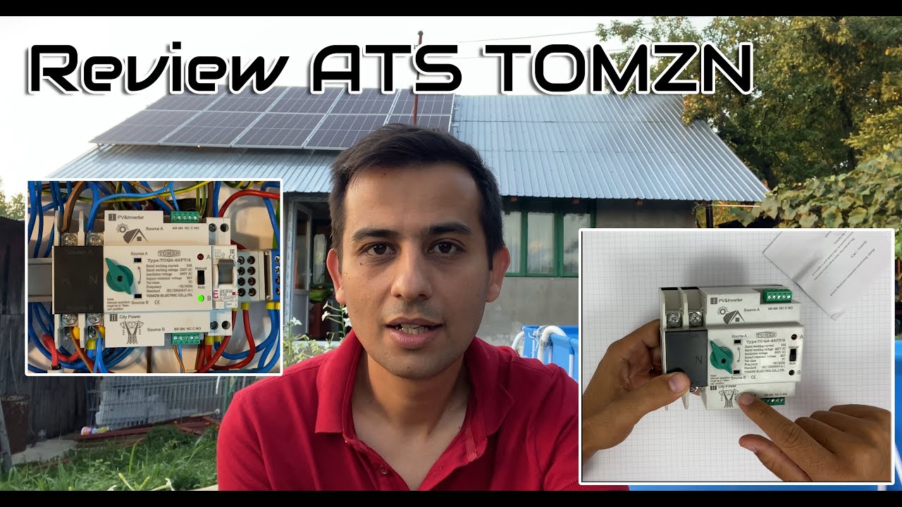 Review și montaj ATS (Automatic Transfer Switch) TOMZN pentru fotovoltaice  - YouTube