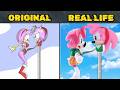 Amy vs Rusty Amy - Fanmade Sonic Plushy Toys vs Original