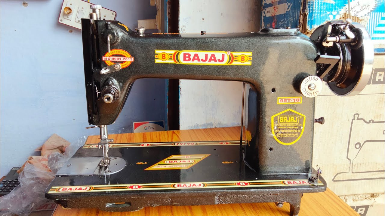 बड़ी सिलाई मशीन Unboxing/ Big Bajaj SEWING MACHINE UNBOXING and setting