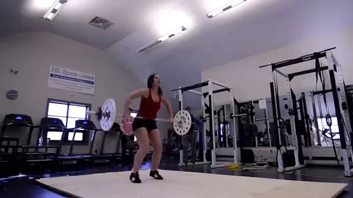 Victoria Wade, 32kg snatch, NL Provincial Weightli...