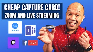 Budget Capture card for Zoom meeting | Cheap Elgato cam link alternative