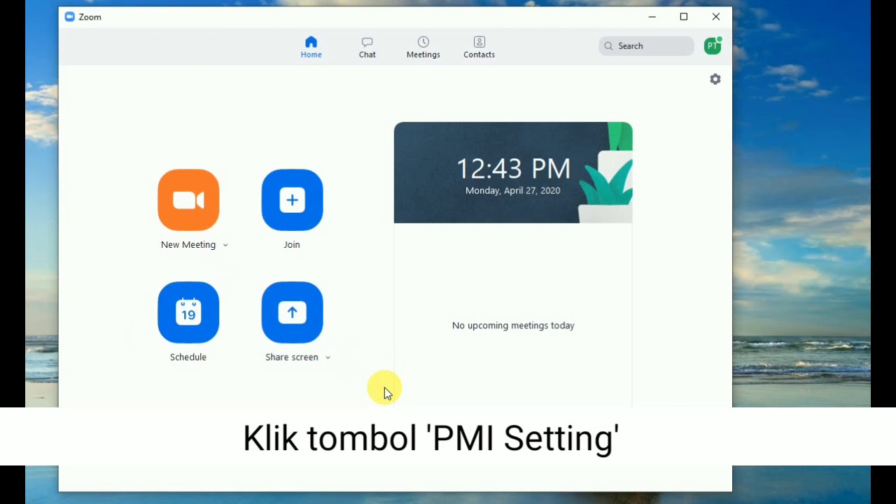 Cara setting password zoom untuk host tanpa schedule meeting youtube