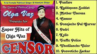 SUPER HITS of OLGA VAZ|| QUEEN OF POLITICAL SONGS|| CENSOR AUDIO CD||