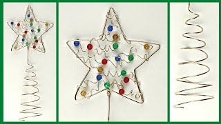 Christmas Tree Topper Star & DIY Cone Mandrel // Wire Art Tutorial