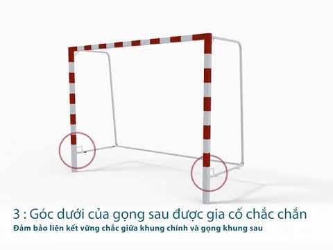 Video Khung thành thi đấu bóng ném chôn nòng ống nhôm -... - youtube