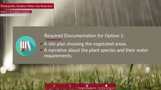 LEED Prerequisite: Outdoor Water Use Reduction | LEED AP BD+C V4 Exam Prep