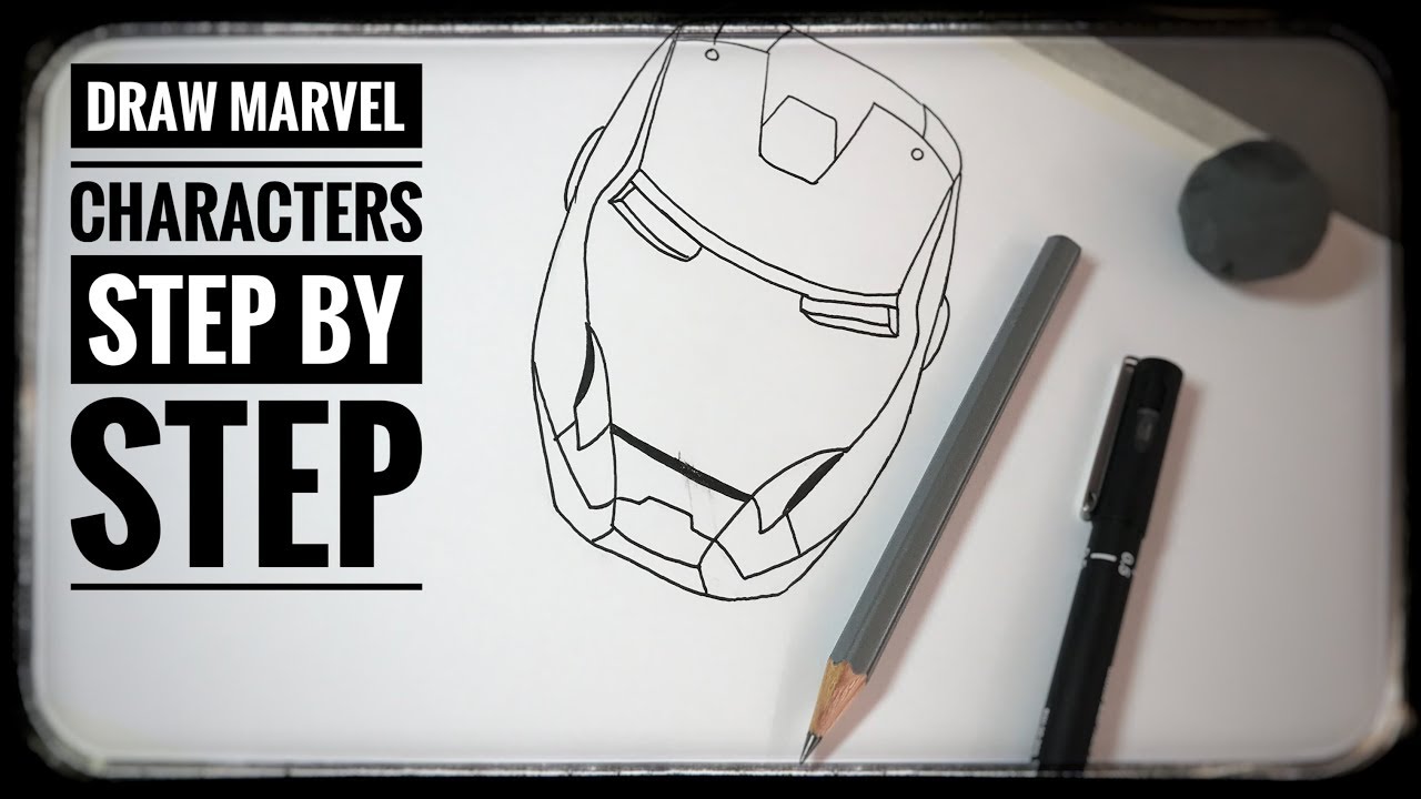 how to draw marvel characters for beginners