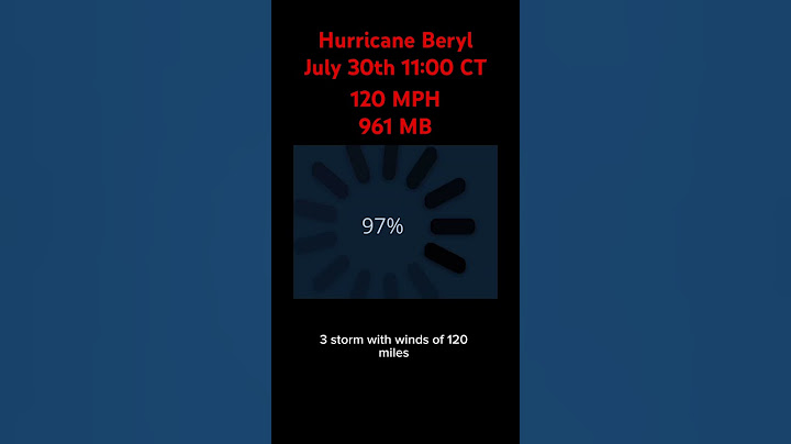 Hurricane Beryl Now Major Hurricane