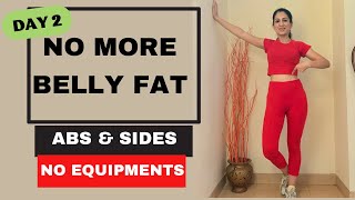 14 Days Belly Fat Challenge: LOSE BELLY FAT | DAY 2