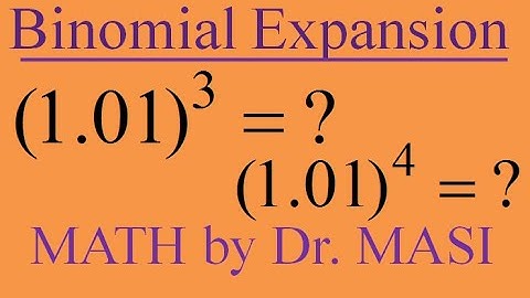 How to Calculate (1.01)^3 and (1.01)^4 Using Binomial Theorem