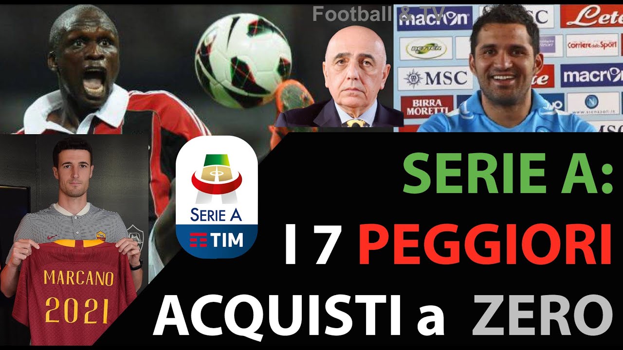 I 7 PEGGIORI ACQUISTI A PARAMETRO ZERO Della SERIE A YouTube