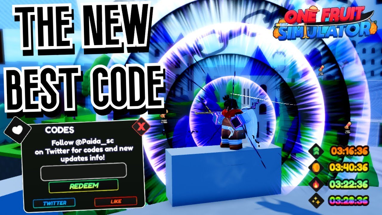 THE NEW BEST CODE IN (One Fruit Simulator) 