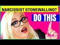 Why Narcissists Stonewall You (And What to Do)