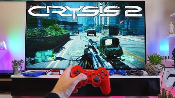 Testing Crysis 2 On The PS3- POV Gameplay Test, Impression |Part 1|