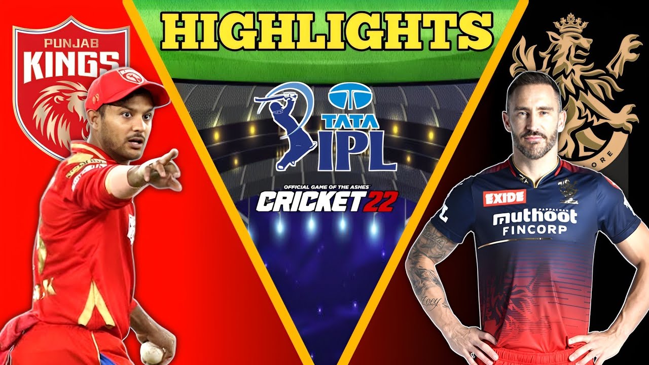 TATA IPL 2022 - PBKS vs RCB Highlights - Punjab Kings vs Royal Challengers Bangalore Match no 3