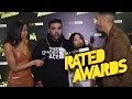 Capture de la vidéo Naughty Boy &Amp; Kyla Talk Support Of Artists &Amp; Working With Drake At Rated Awards