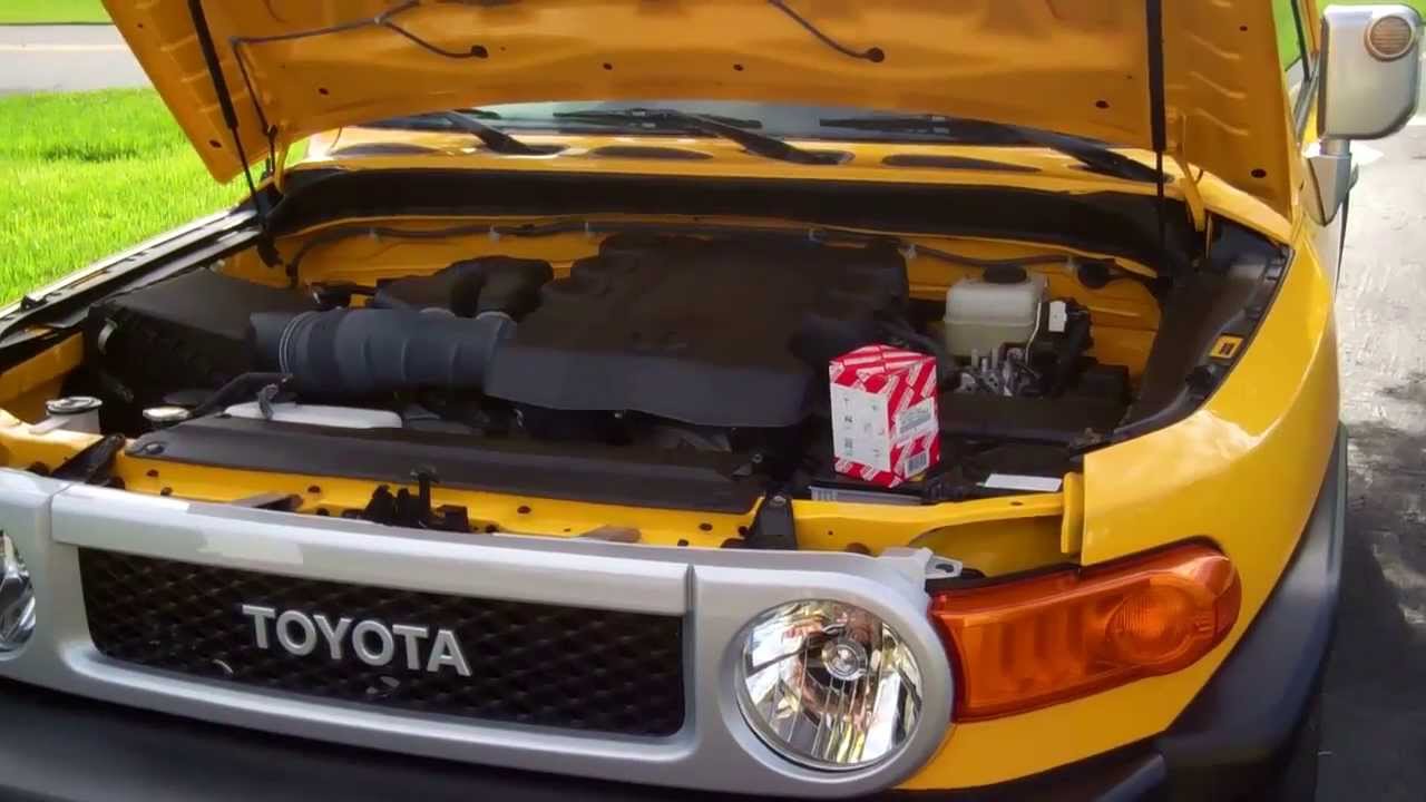 Oil Change Toyota Fj Cruiser Youtube