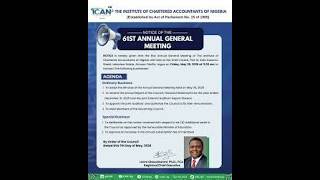 ICAN 62ND INVESTITURE OF ITS PRESIDENT