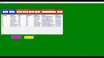 View Filter Record Delete Update Search Using DataGrid Control &MsAccess DataBase Tutorial In VB 6.0