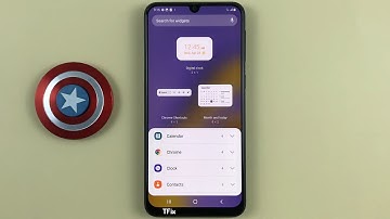 Widget on Samsung M31 Android 12