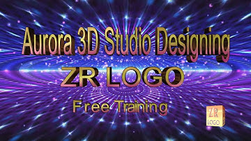 Aurora 3D Studio logo & frame Effect 2