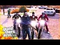 GTA BIKER GANG! Biker Gang Wars, Riding & 5 Star Destruction in GTA 5 PC! (GTA 5 PC Gameplay)