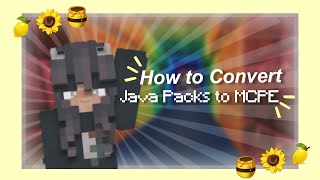 🌻How to Convert Texture Packs to MCPE🍃| requested by Fluffy Boi | mcpe tutorial + review🍋 screenshot 2